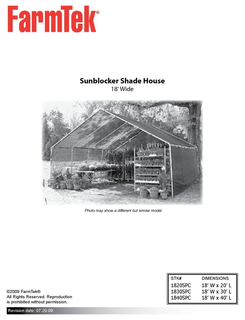 FarmTek 1820SPC User manual