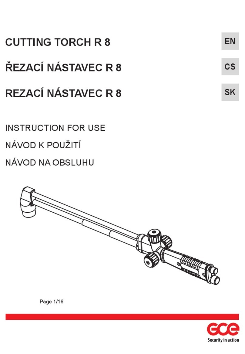 GCE R 8 User manual