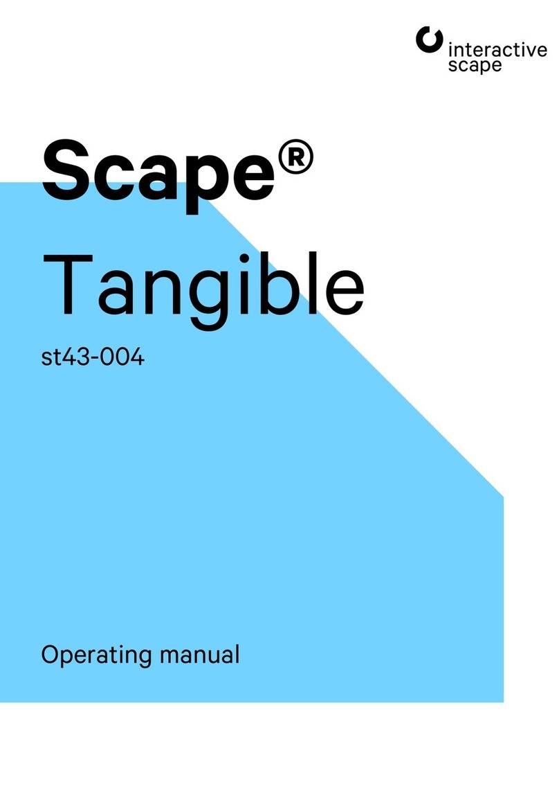 interactive scape Scape Tangible 43 User manual