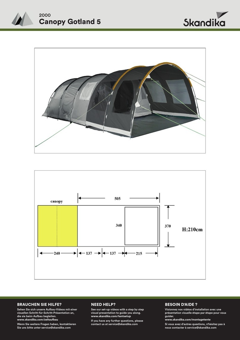 Skandika Canopy Gotland 5 Manual
