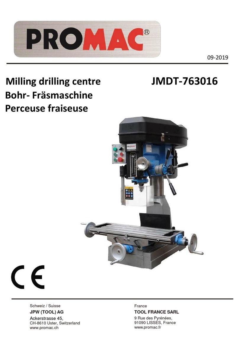 Promac JMDT-763016 manual