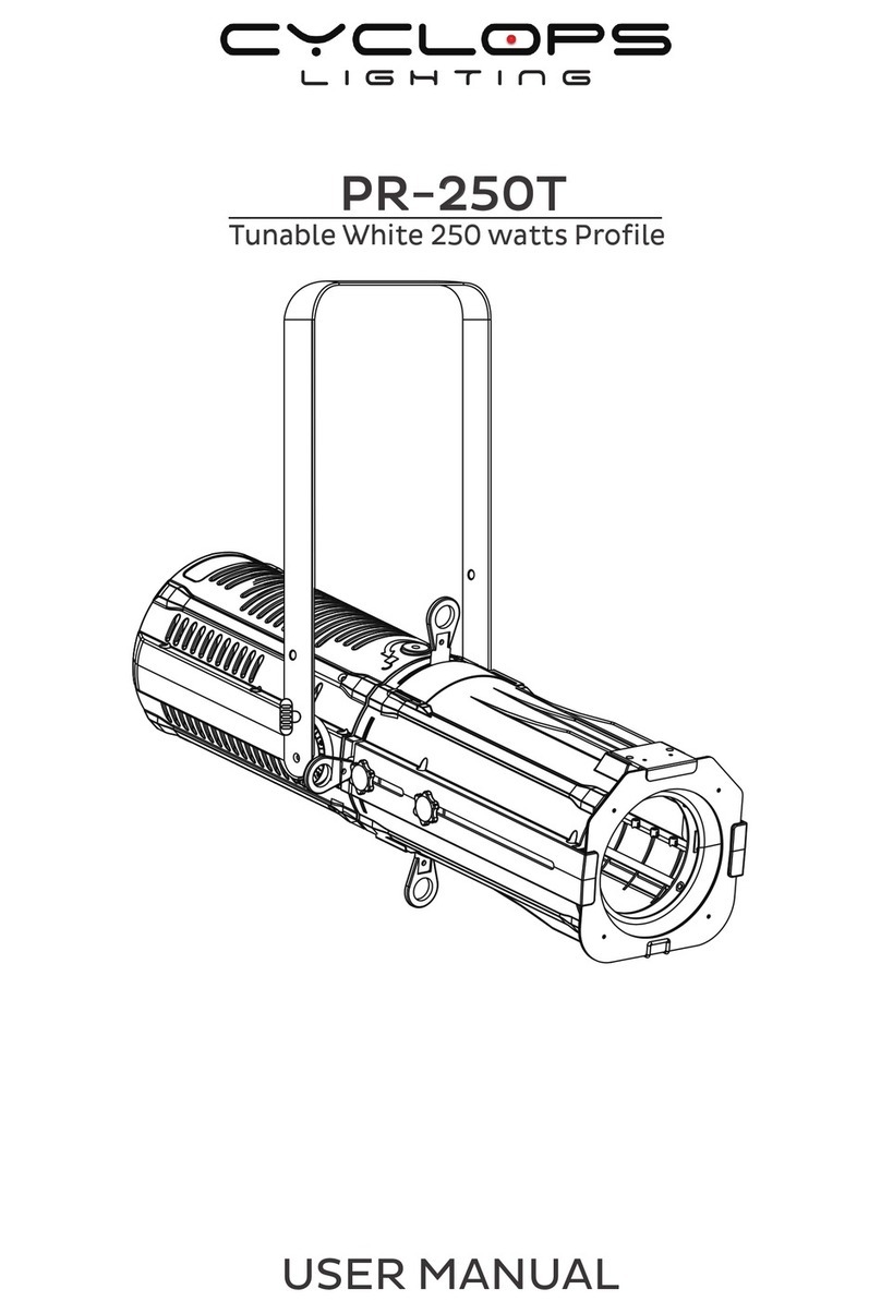 Cyclops Lighting PR-250T User manual