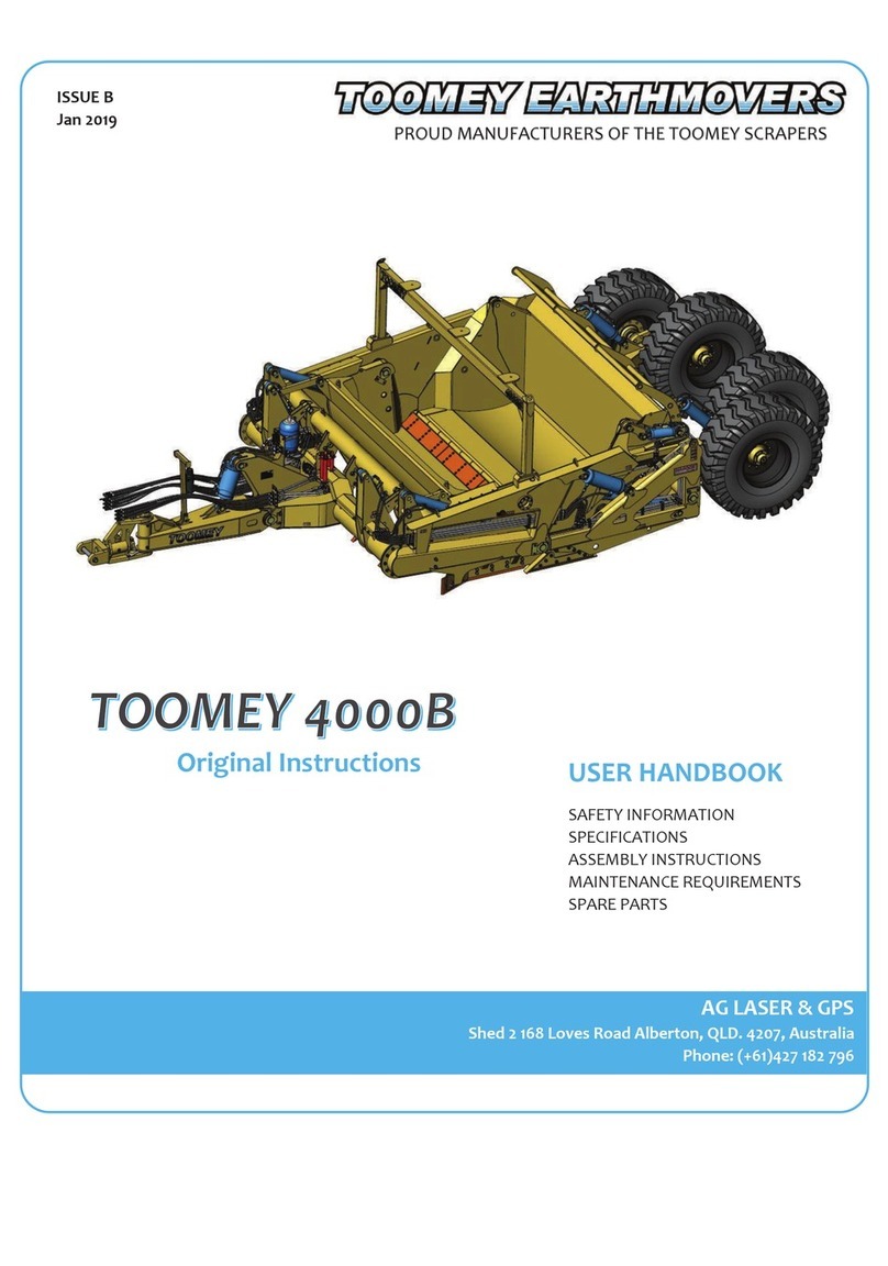 Toomey Earthmovers 4000B Original instructions