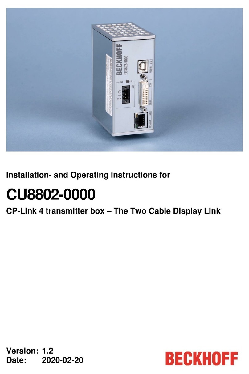 Beckhoff CU8802-0000 User manual