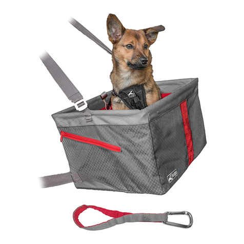 Kurgo JOURNEY BOOSTER SEAT Instructions and care