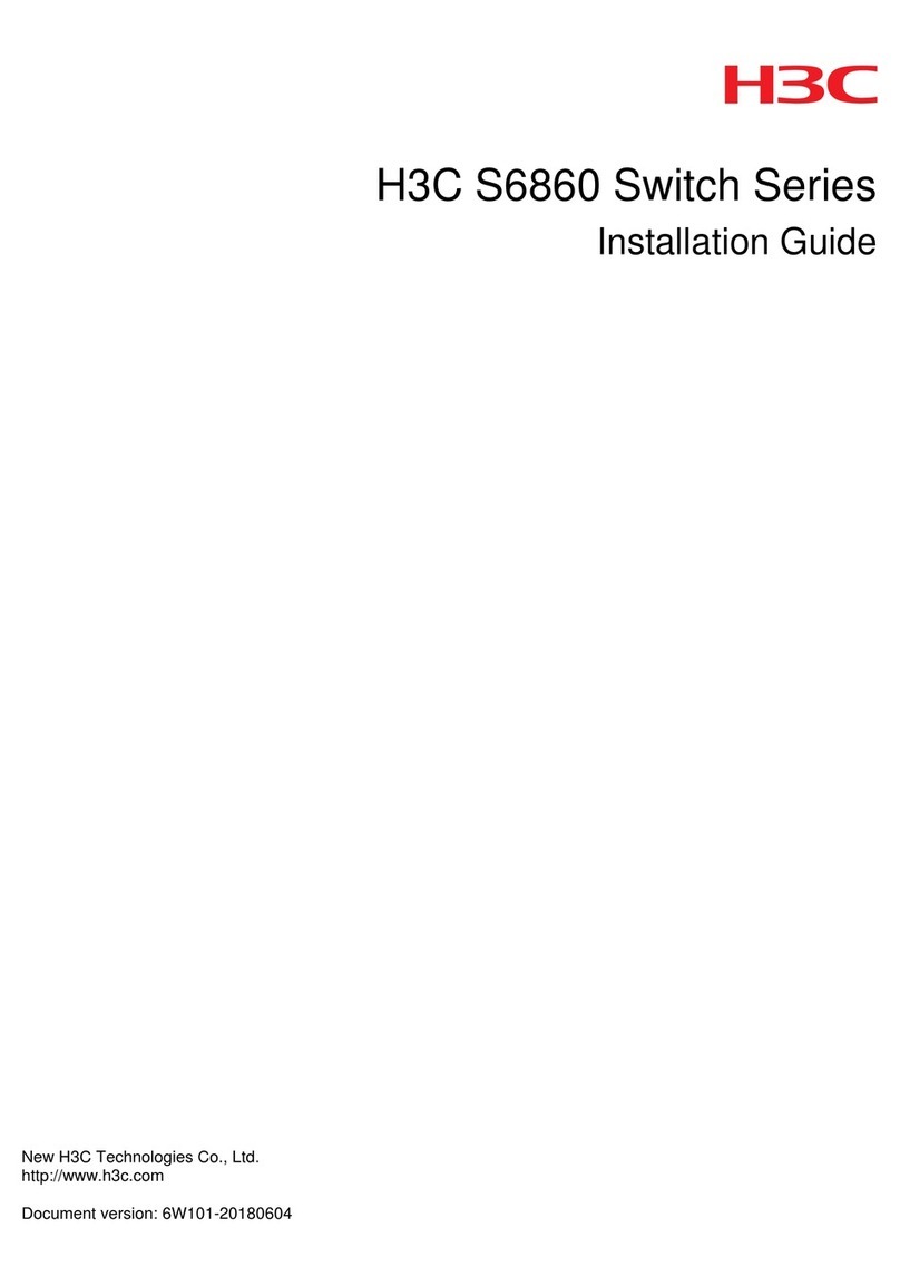 H3C S6860 Series installation guide H3C S6860 Series installation guide