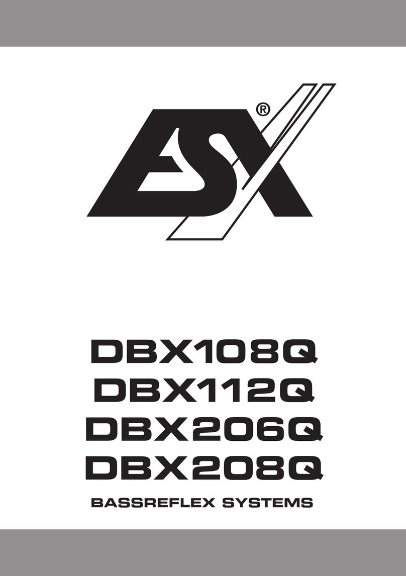 ESX DBX108Q User manual