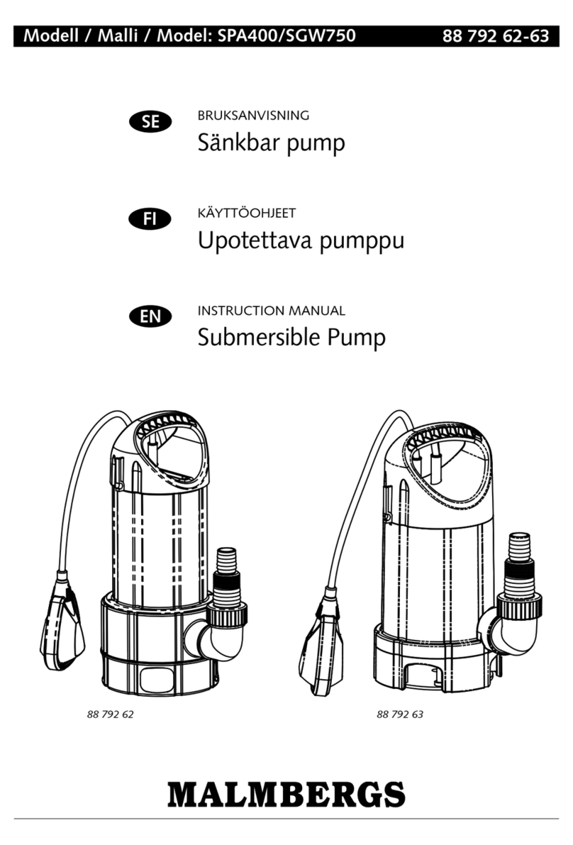 Malmbergs SPA400 instruction manual