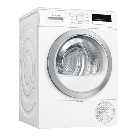 Bosch WTR8528PSN Installation and operating instructions