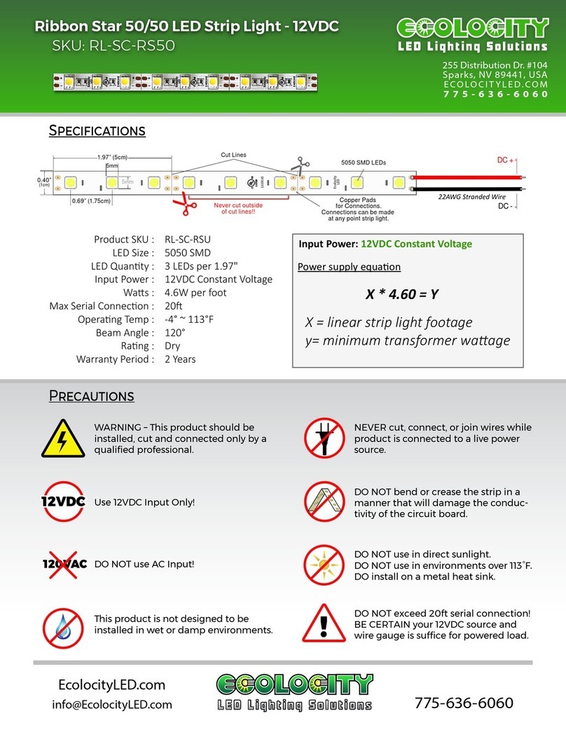ECOLOCITY RL-SC-RS50 Connection guide