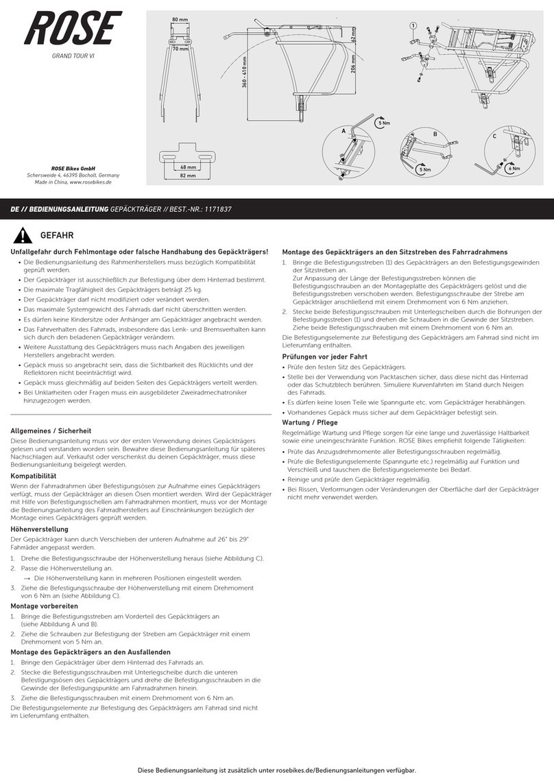 Rose electronics GRAND TOUR VI owner's manual
