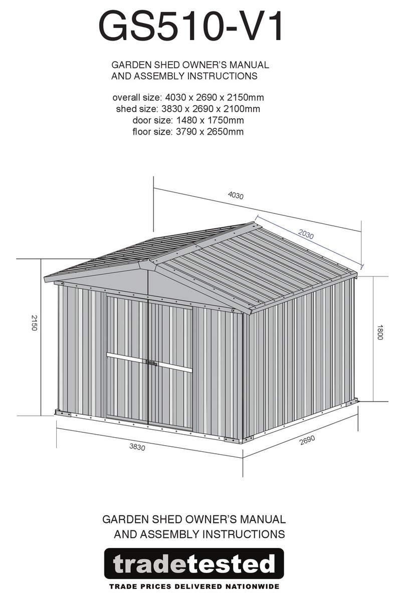 tradetested GS510-V1 Owner's manual and assembly instructions tradetested GS510-V1 Owner's manual and assembly instructions