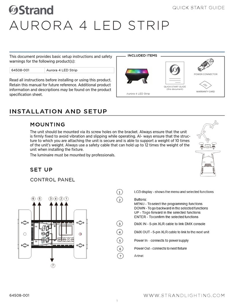 Strand Aurora 4 LED Strip quick start guide