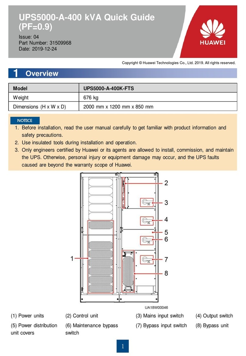 Huawei UPS5000-A-400K-FTS User manual Huawei UPS5000-A-400K-FTS User manual