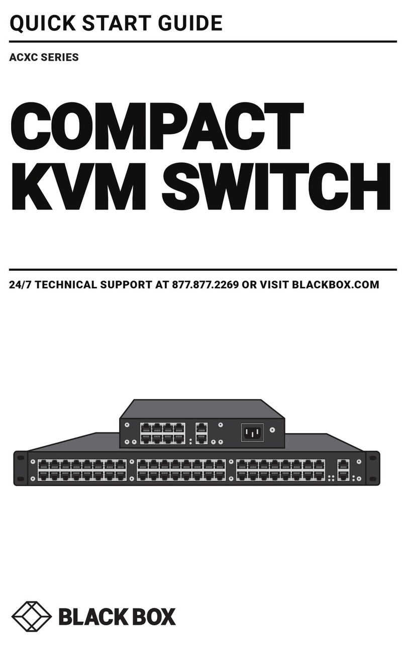 Black Box ACXC Series User manual