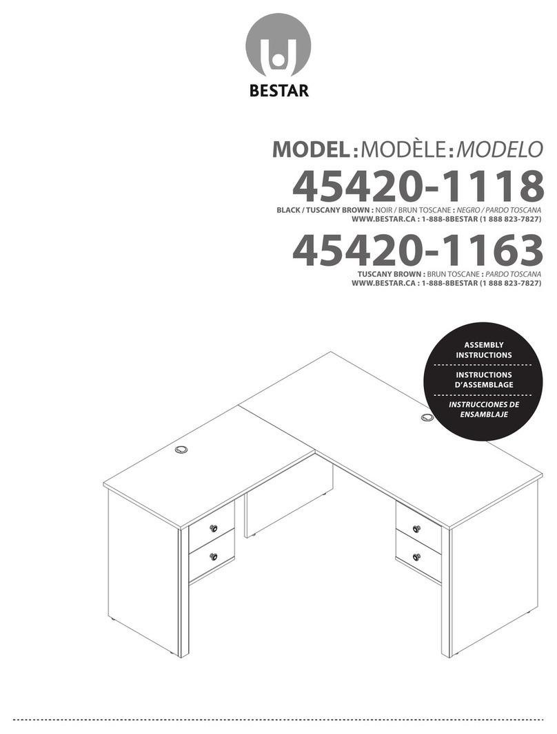 Bestar 45420-1118 Assembly instructions