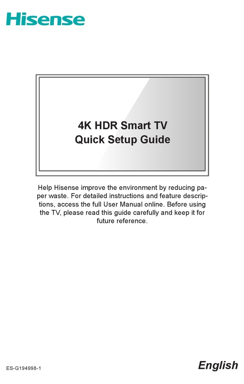 Hisense 50Q7G Quick setup guide