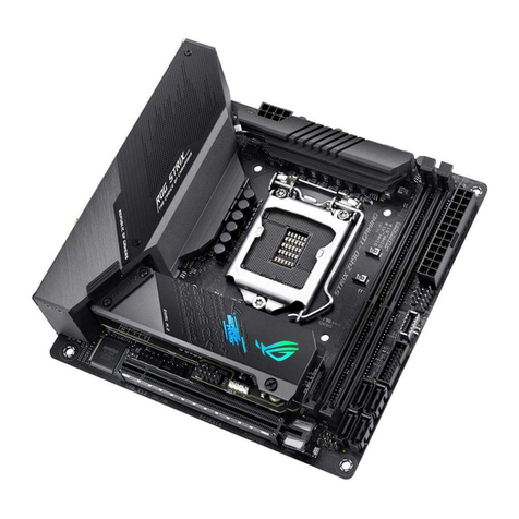 Asus ROG STRIX Z490-I GAMING User manual Asus ROG STRIX Z490-I GAMING User manual