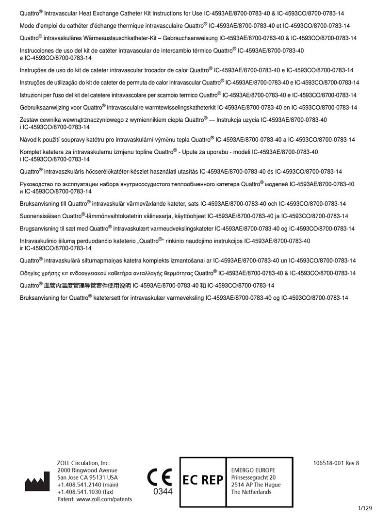 ZOLL Quattro IC-4593AE/8700-0783-40 User manual