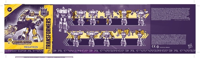 Hasbro TRANSFORMERS CYBERVERSE MEGATRON quick start guide