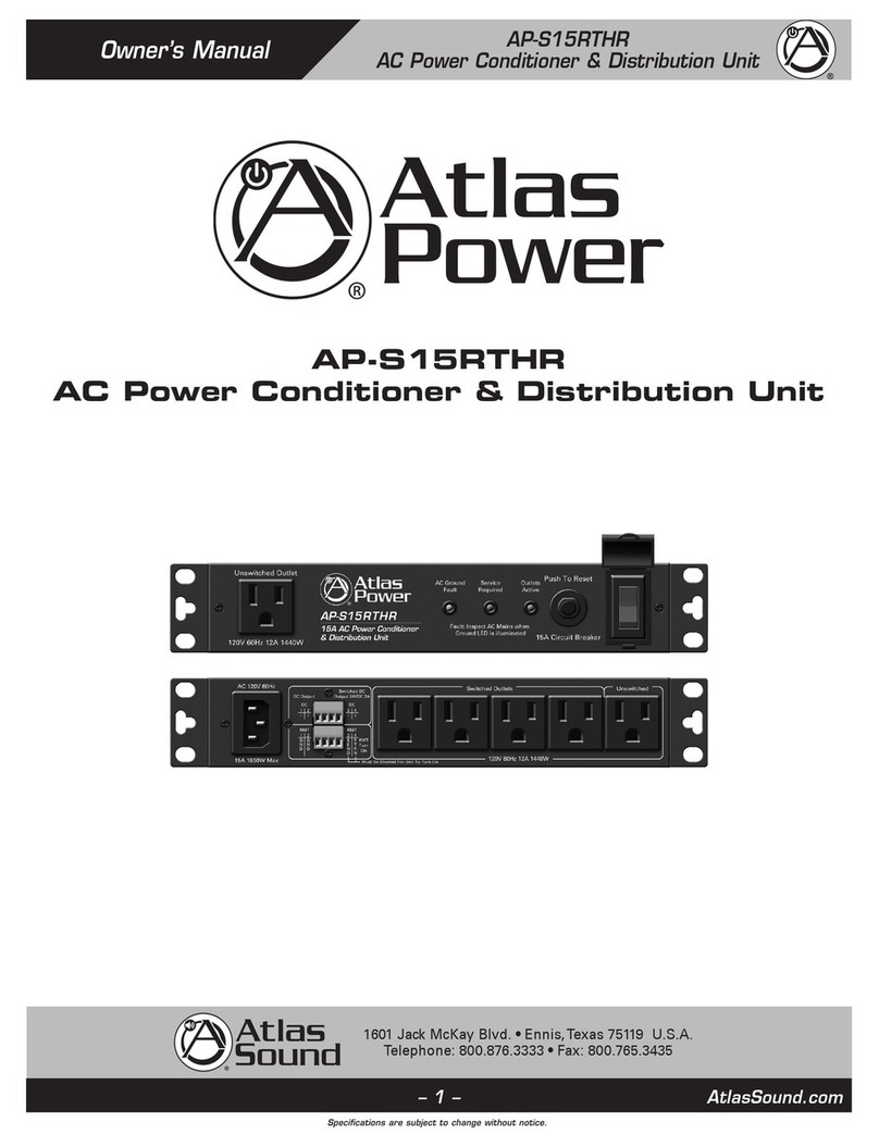 Atlas Atlas Power AP-S15RTHR owner's manual