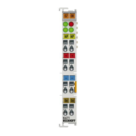 Beckhoff KL6771 Series Operator's manual