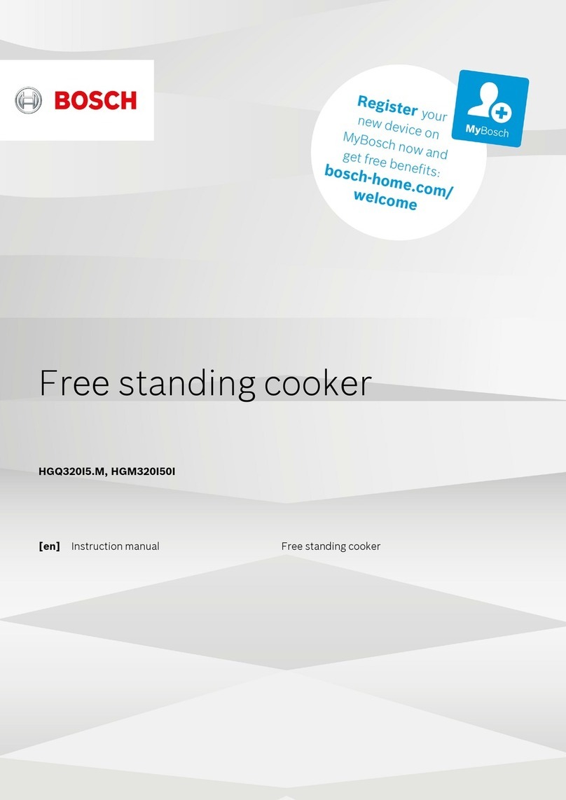 Bosch HGQ320I5 M Series instruction manual Bosch HGQ320I5 M Series instruction manual
