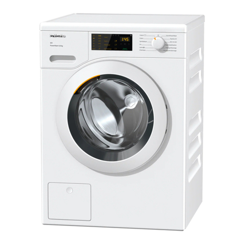 Miele WCD 320 operating instructions