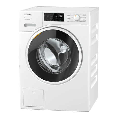 Miele WWD 320 operating instructions