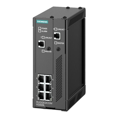 Siemens SIMATIC NET RUGGEDCOM RS930L installation manual