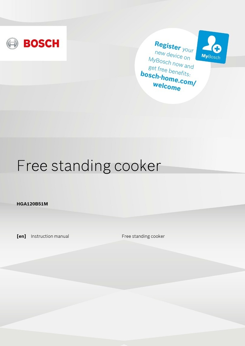 Bosch HGA120B51M instruction manual