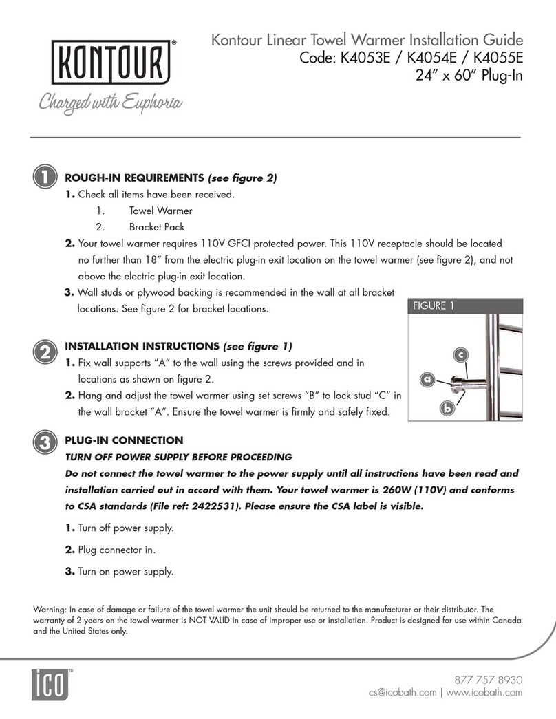 ICO KONTOUR K4053E installation guide ICO KONTOUR K4053E installation guide