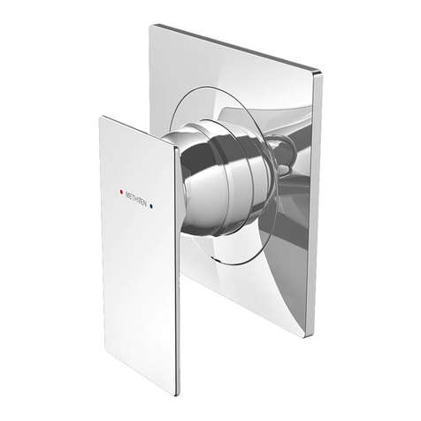 METHVEN SURFACE SHOWER MIXER WITH FASTFLOW II User manual