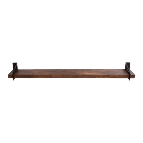 RUSTICA LEDGE SHELF KIT User manual