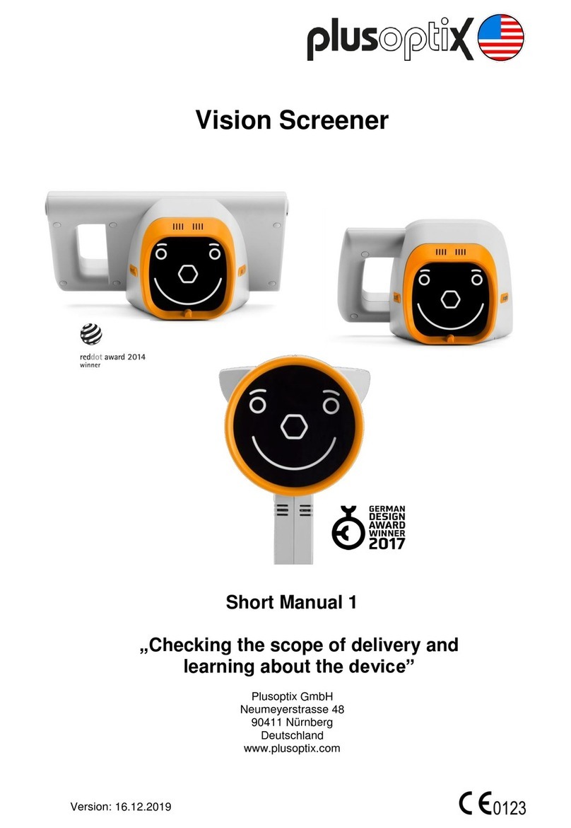 PLUSOPTIX S12R Short manual