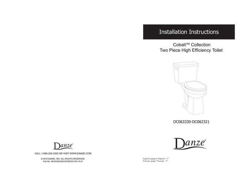 Danze Cobalt DC063330 installation instructions