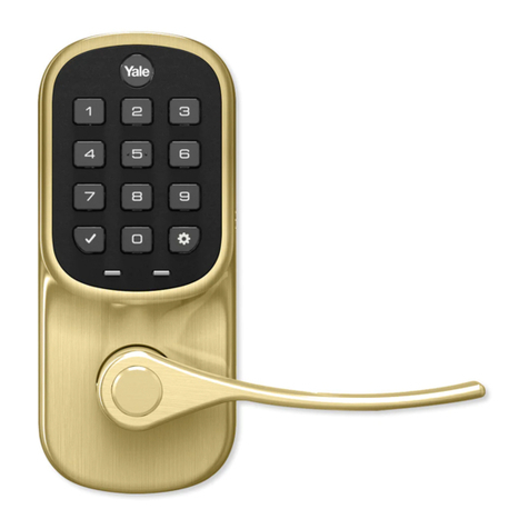 Yale Assure Lock Lever Push Button YRL216 Technical specifications