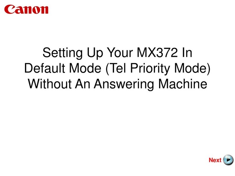 Canon PIXMA MX372 Setting-up guide