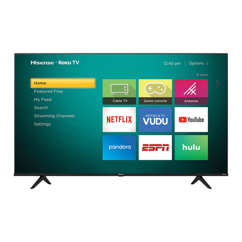 Hisense Roku TV 75R6E3 User manual