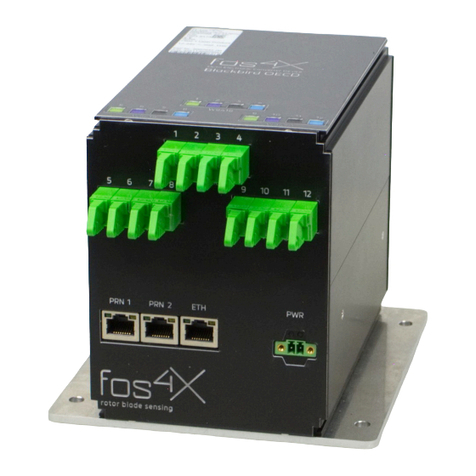 fos4X Blackbird OECD MDE0988 User manual