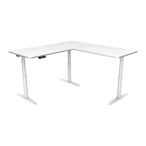 VersaTables PowerLift L-Shaped Standing Desk Assembly and use instructions VersaTables PowerLift L-Shaped Standing Desk Assembly and use instructions