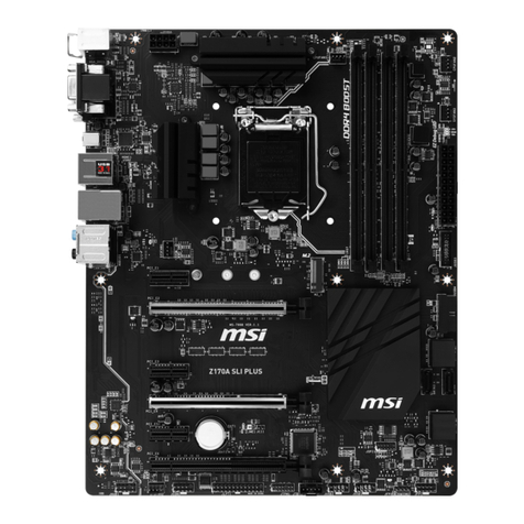 MSI Z170A SLI PLUS User manual