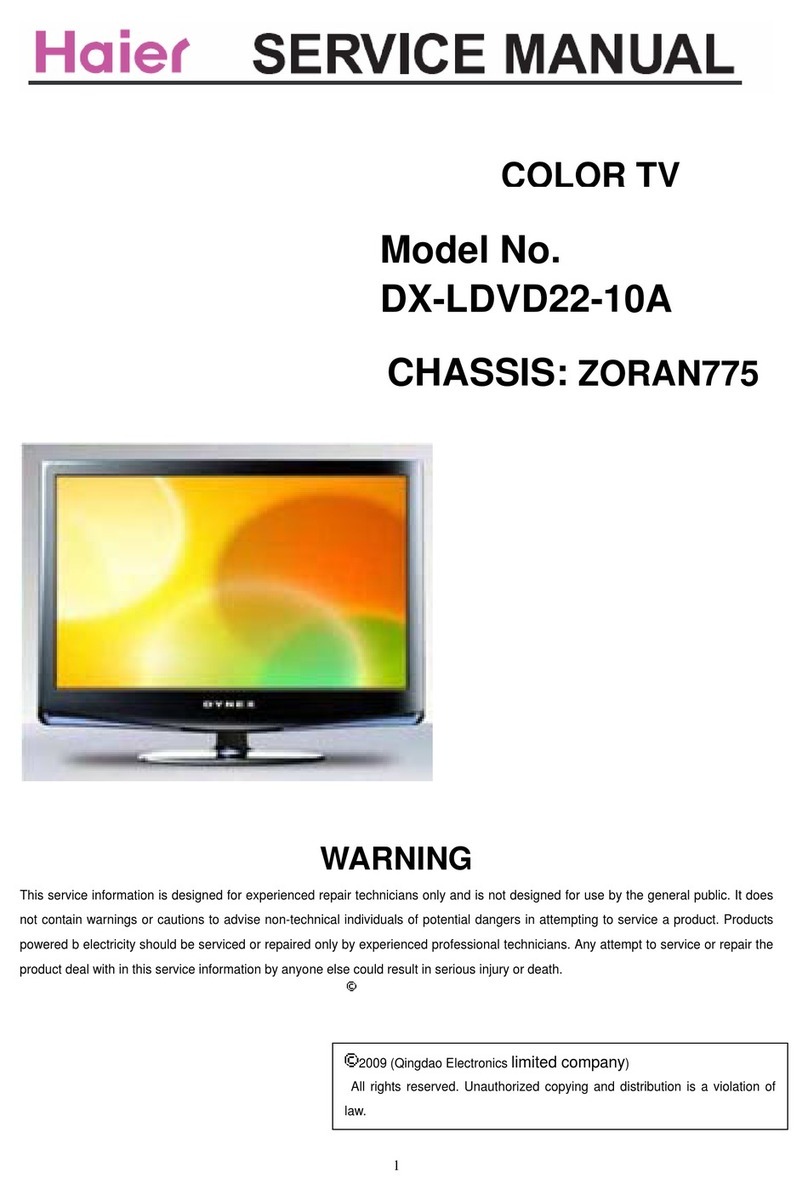 Haier DX-LDVD22-10A Service manual