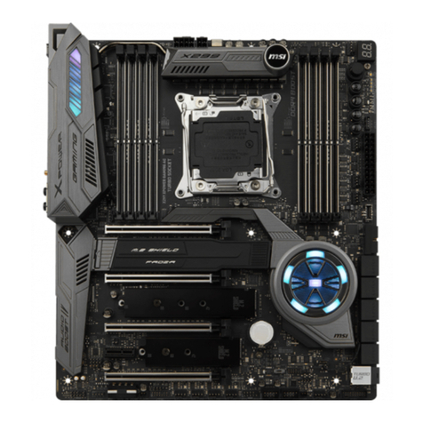 MSI X299 XPOWER GAMING AC User manual