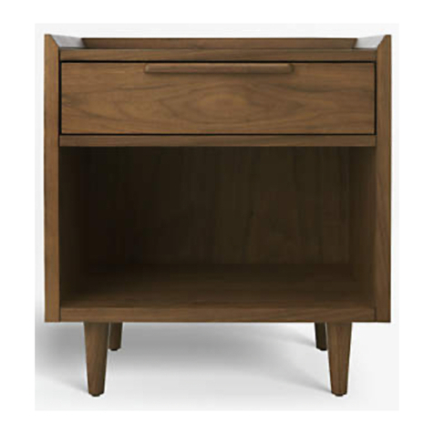 Crate&Barrel Tate User manual