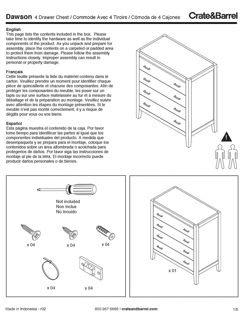 Crate&Barrel Dawson manual