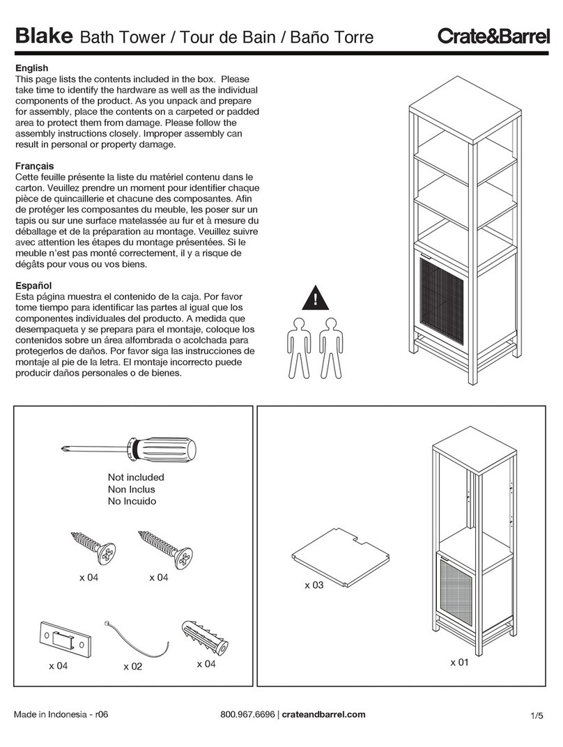 Crate&Barrel Blake User manual