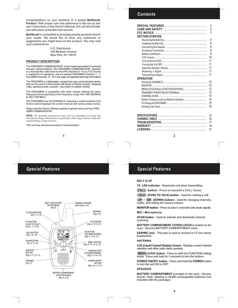 BellSouth 2251 User manual