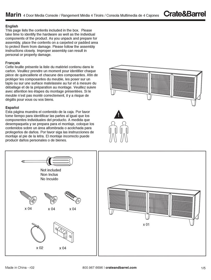 Crate&Barrel Marin manual