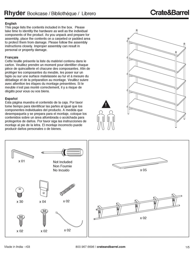 Crate&Barrel Rhyder User manual